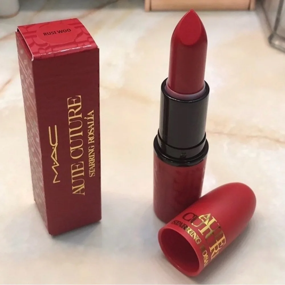 MAC Cosmetics ~ ‘RUSI WOO’ Aute Cuture Lipstick by Rosalía ~ FS, RARE, HTF ~ NIB